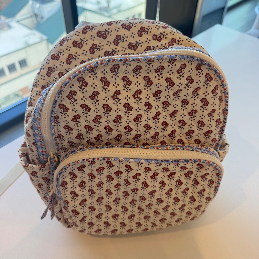 Vera Bradley Cotton Small Banbury Backpack Color: Rachel Ditsy